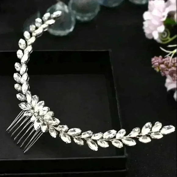 Luxury Bridal Crystal Hair Piece Comb main image 4